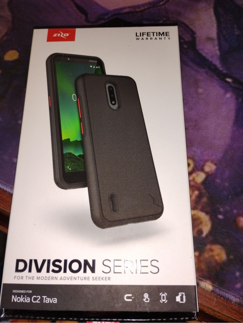 Zizo Division Series Black TPU Phone Case for Nokia C2 Tava